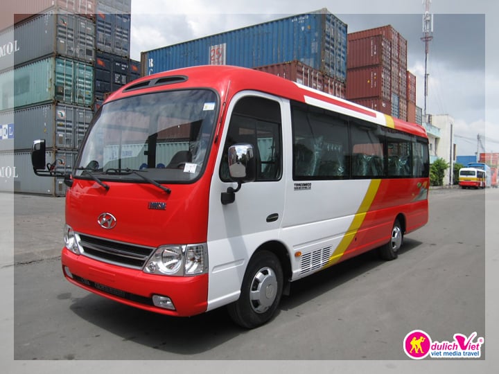 Cho thuê xe du lịch 29 chỗ giá tốt đi Ninh Chữ Vịnh Hy